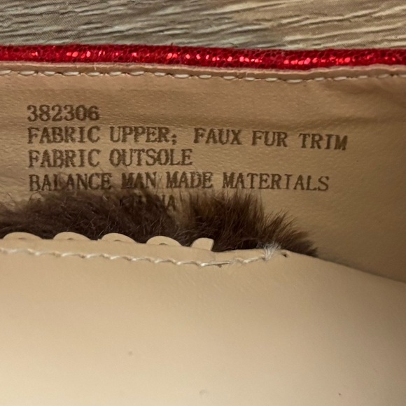 Leopard Print Red Rhinestone Lips Faux Fur Mule by Iris ApfelSize 8M - Picture 8 of 16